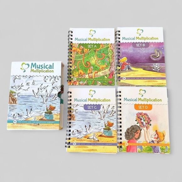 TGTB Musical Multiplication Homeschool Math Practice Booklets Flash Cards VTG - Picture 4 of 10